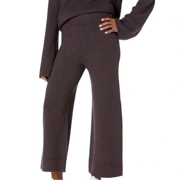 NWT Women's Bernadette Pull-on Loose-fit Cropped Sweater Pant - Picture 2 of 9